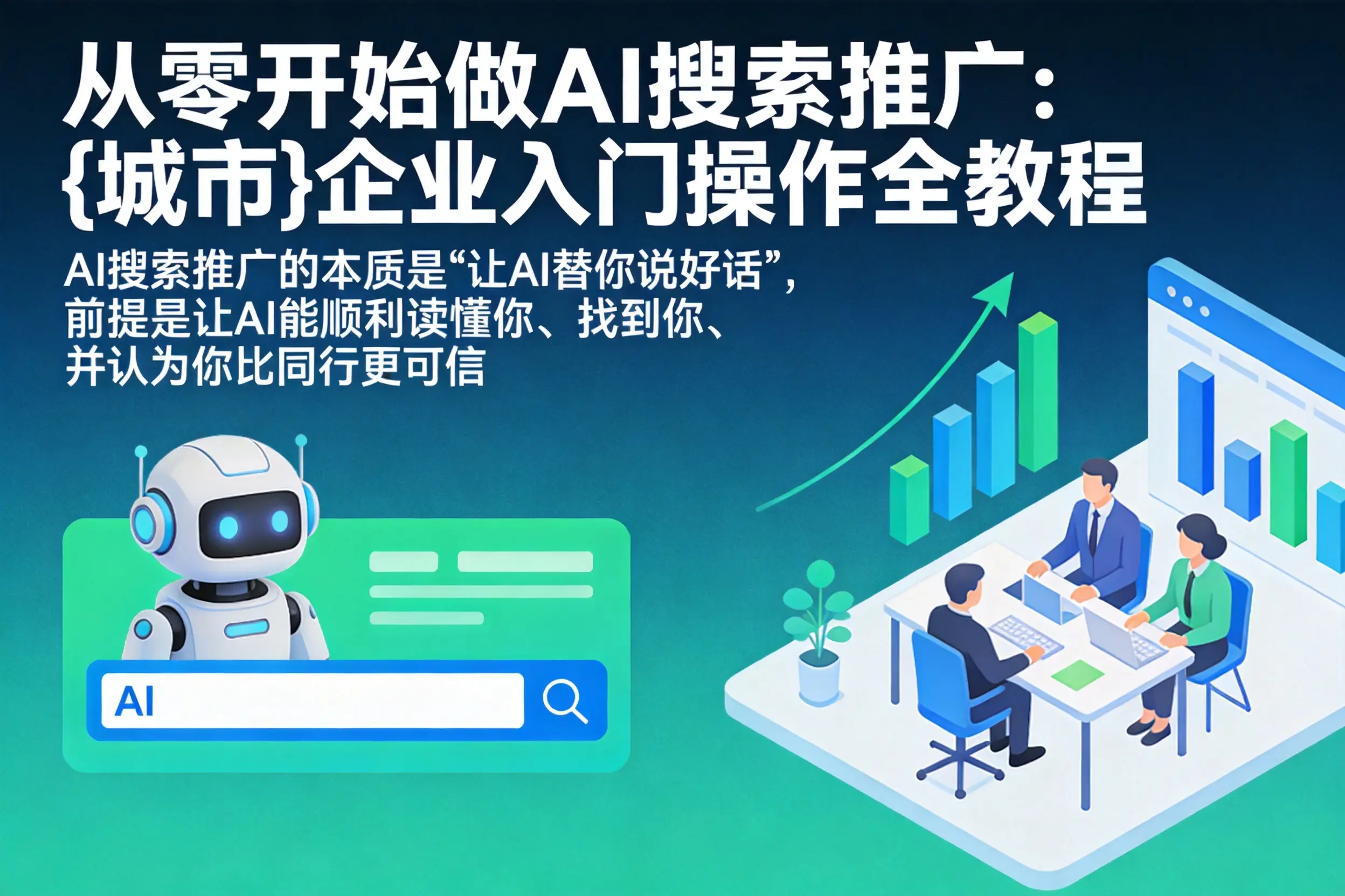 从零开始做AI搜索推广：扶余企业入门操作全教程